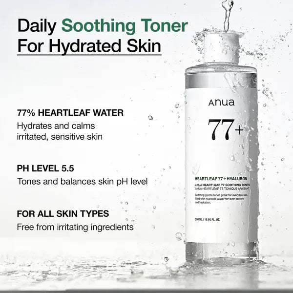 Anua Heartleaf 77% Soothing Toner 150Ml
