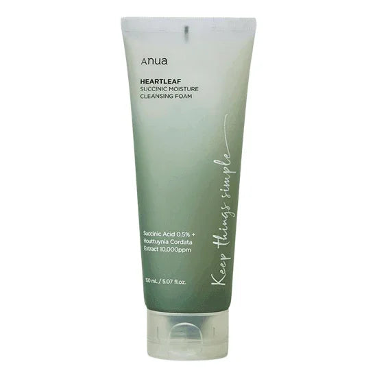 [Anua] Heartleaf Succinic Moisture Cleansing Foam 150ml - Ballagrio