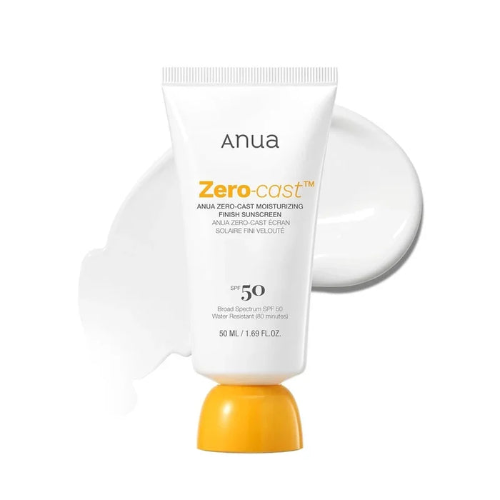 [Anua] Zero-cast Moisturizing Finish Sunscreen SPF 50+ PA++++ 50ml - Ballagrio