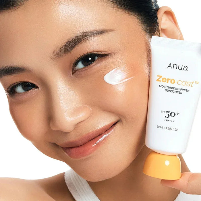 [Anua] Zero-cast Moisturizing Finish Sunscreen SPF 50+ PA++++ 50ml - Ballagrio