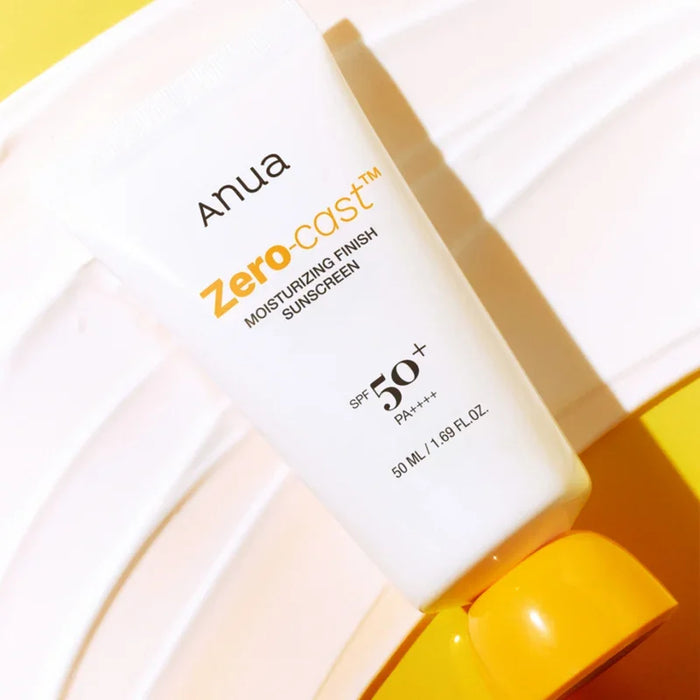 [Anua] Zero-cast Moisturizing Finish Sunscreen SPF 50+ PA++++ 50ml - Ballagrio