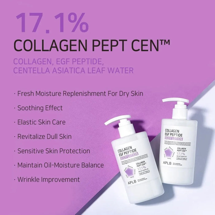 [APLB] Collagen EGF Peptide Body Lotion 300ml - Ballagrio