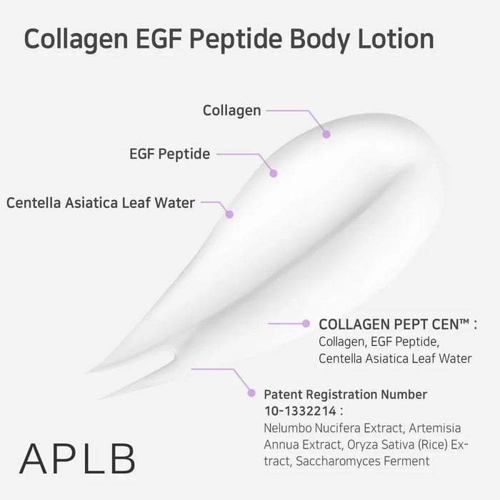 [APLB] Collagen EGF Peptide Body Lotion 300ml - Ballagrio