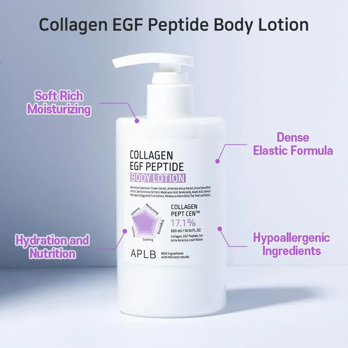 [APLB] Collagen EGF Peptide Body Lotion 300ml - Ballagrio
