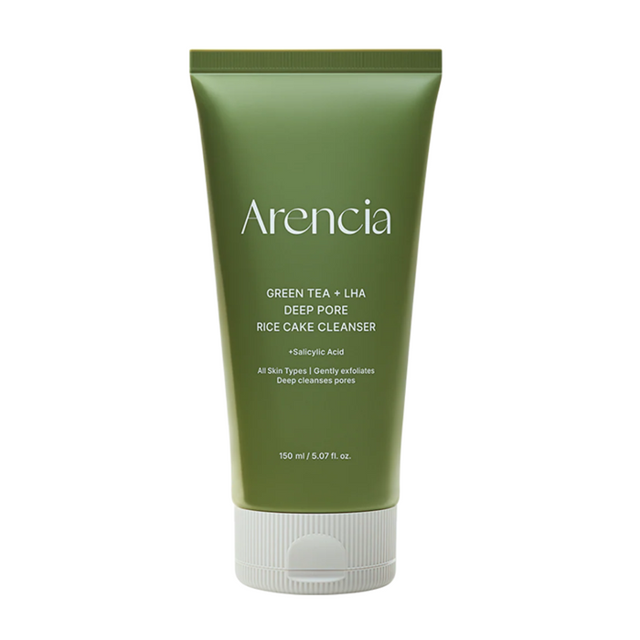 [Arencia] Green Tea + LHA Deep Pore Rice Cake Cleanser