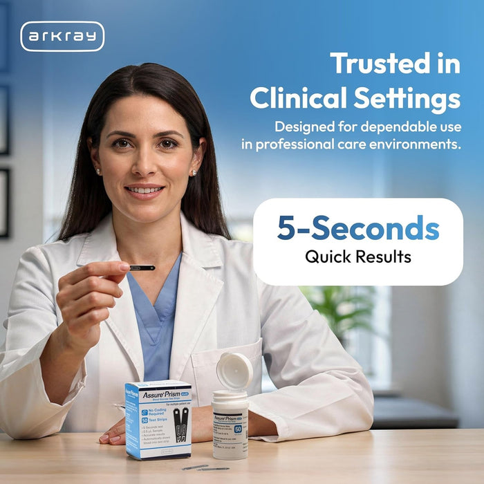 Arkray Assure Prism Multi Blood Glucose Test Strips - 530050-Box - LL Medico