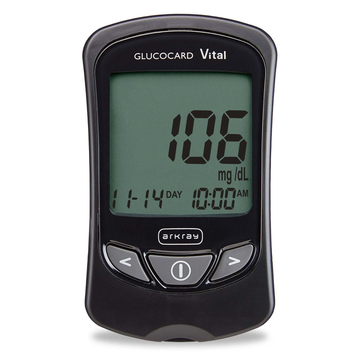 Arkray Glucocard Vital Blood Glucose Meter Kit - 761100-Box - LL Medico