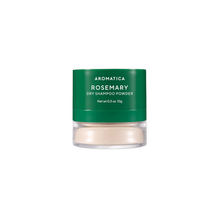 AROMATICA Rosemary Dry Shampoo Powder is a convenient, refreshing powder that absorbs excess oil and refreshes the scalp without the need for water. Infused with 2,000 ppm of Rosemary Leaf Oil and Argan Oil, it helps to nourish the scalp while keeping hair fresh and voluminous. With natural ingredients like Corn and Rice Starch, this dry shampoo provides a lightweight finish, leaving hair clean and free from excess oil. Suitable for all hair types, it’s perfect for on-the-go touch-ups, adding fr