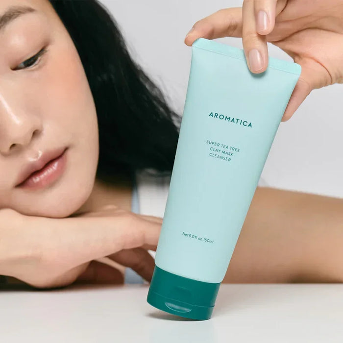 [AROMATICA] Super Tea Tree Clay Mask Cleanser 150ml - Ballagrio
