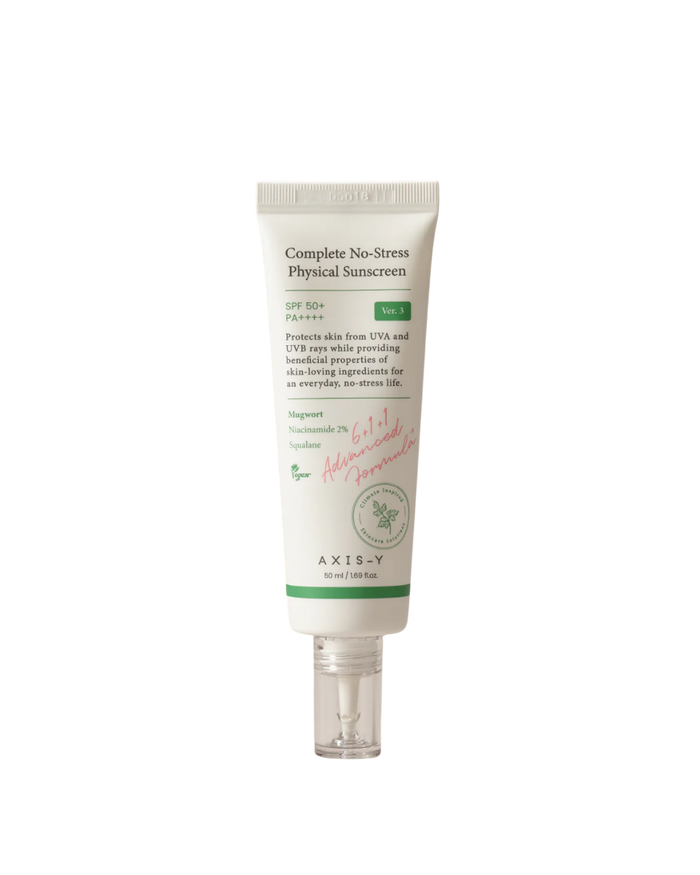 Axis Y Compelete No-Stress Physical Sunscreen SPF50+PA+++ 50Ml
