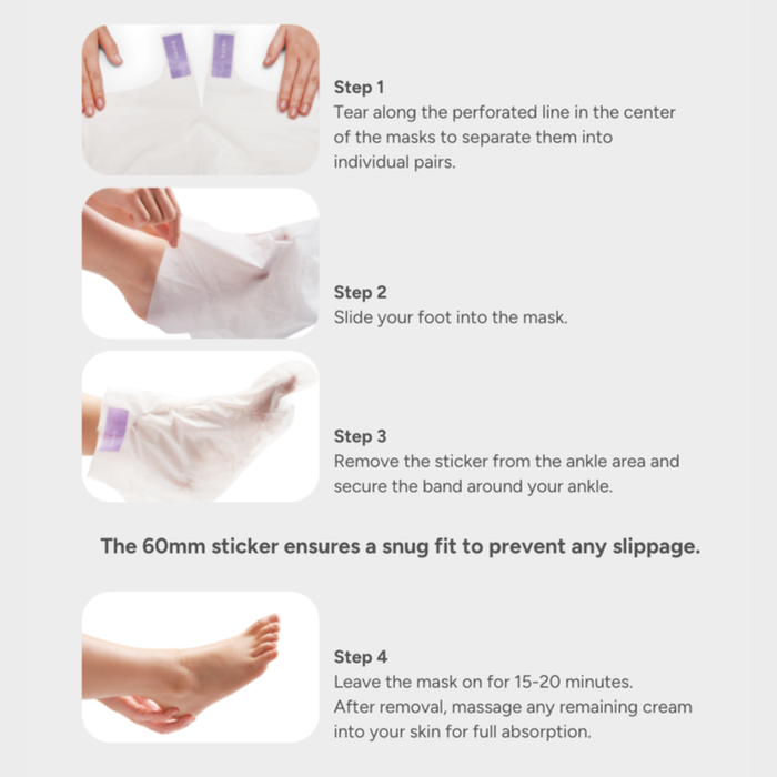 BAREN CICA SOS Quick Repair Foot Mask 3pcs