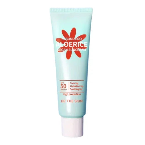 [BE THE SKIN] Sebum Zero Aloerice Vegan Sun Cream SPF 50+ PA++++ 50ml - Ballagrio