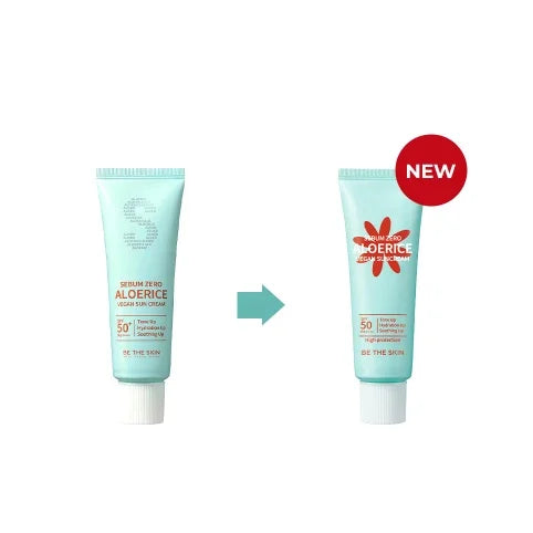 [BE THE SKIN] Sebum Zero Aloerice Vegan Sun Cream SPF 50+ PA++++ 50ml - Ballagrio