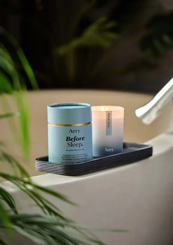 Before Sleep Scented Candle - Lavender Eucalyptus and Cedar - Aery Living