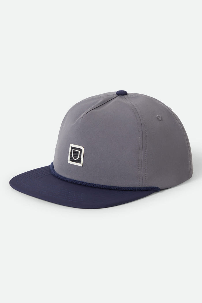 Unisex Beta Water Snapback in the color Trooper/Navy - Front Product View