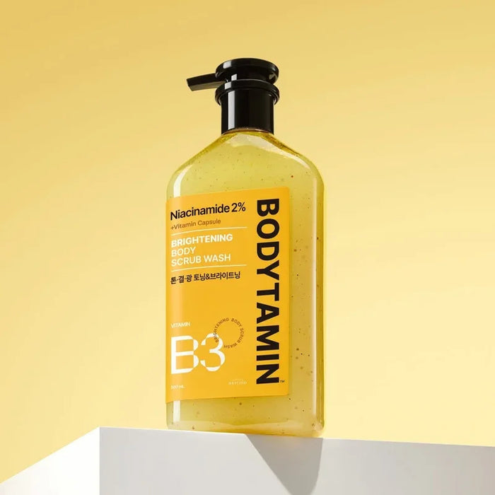 [BEYOND] Bodytamin Niacinamide 2% Vita Capsule Brightening Body Scrub Wash 500ml