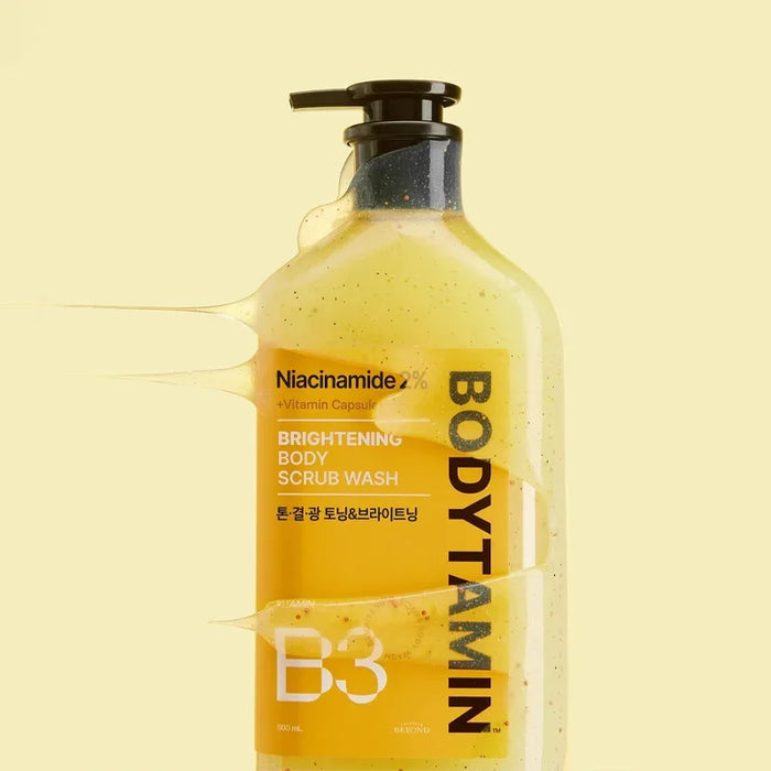 [BEYOND] Bodytamin Niacinamide 2% Vita Capsule Brightening Body Scrub Wash 500ml