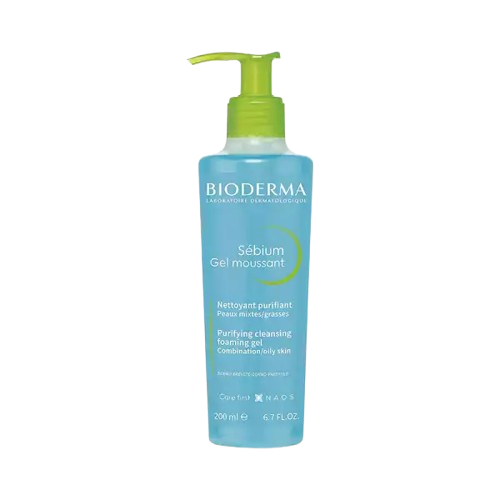 Bioderma Sebium Gel Moussant Purifying Cleansing Foaming Gel 200Ml