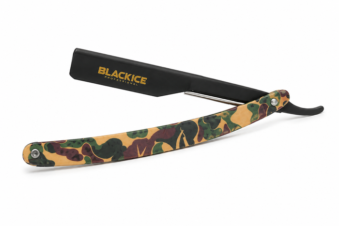 Black Ice Professional Camouflage Straight Razor