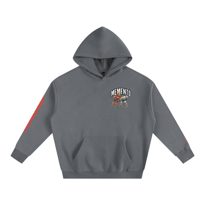 Blades of Glory Oversize Fleeced Hoodie - Memento Mori Clothing