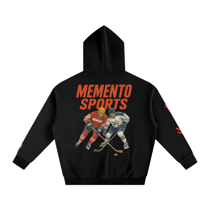 Blades of Glory Oversize Fleeced Hoodie - Memento Mori Clothing