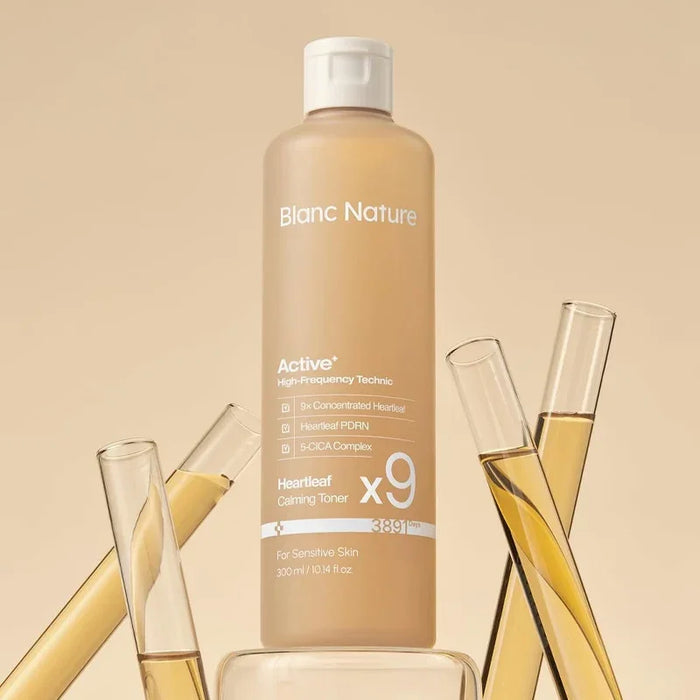 [Blanc Nature] 9x Concentrated Heartleaf Calming Toner 300ml