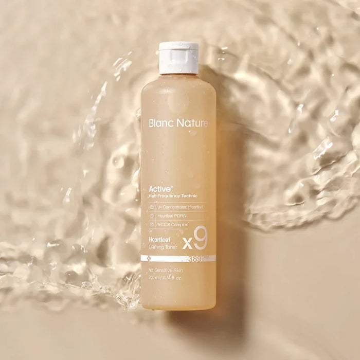 [Blanc Nature] 9x Concentrated Heartleaf Calming Toner 300ml