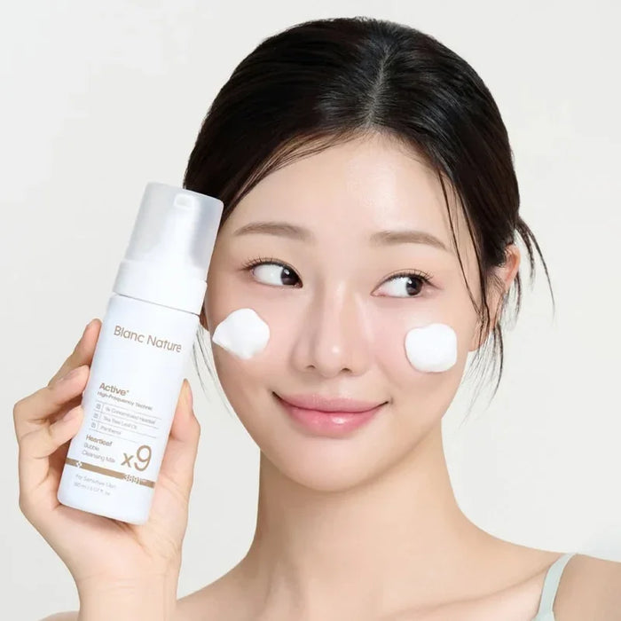 [Blanc Nature] 9X Heartleaf Bubble Cleansing Milk 150ml