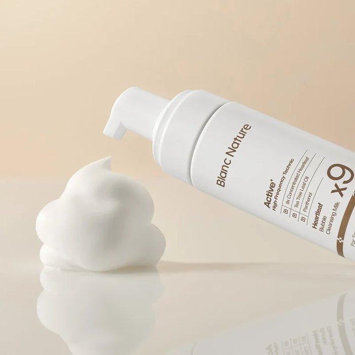 [Blanc Nature] 9X Heartleaf Bubble Cleansing Milk 150ml
