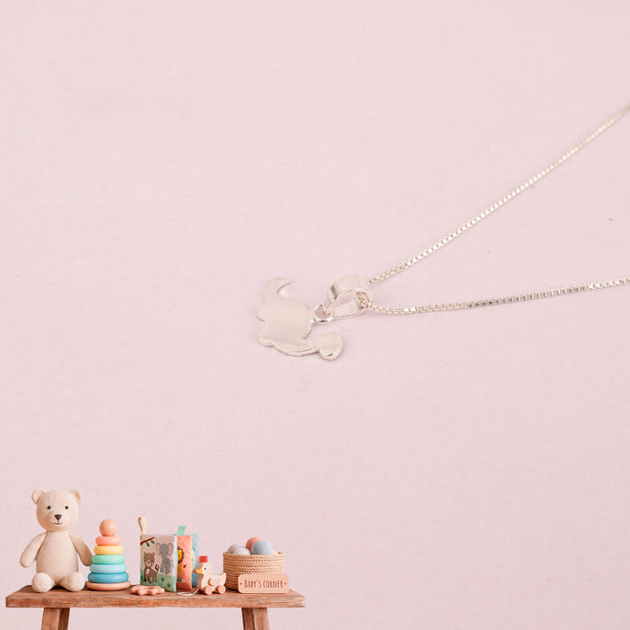 Blue Dino Necklace
