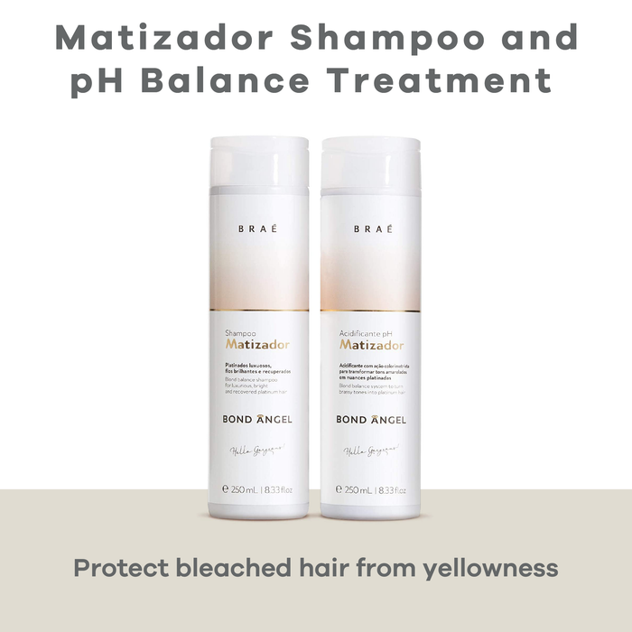 Bond Angel Matizador Blonde Balance Shampoo and pH Treatment (8.33 fl.oz)