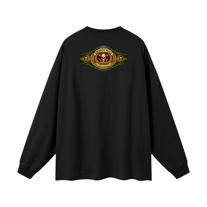 Boxer Oversized Unisex Long Sleeve T-Shirt - Memento Mori Clothing