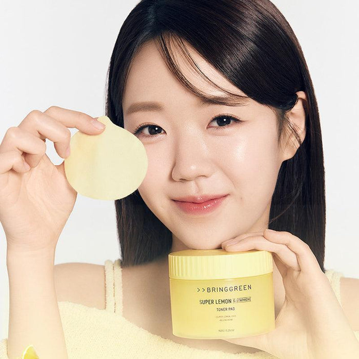 [BRING GREEN] Super Lemon Glutathione Toner Pad with Refill 150g 90P*2EA - Ballagrio