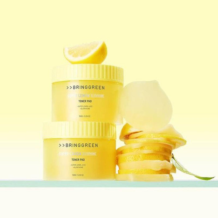 [BRING GREEN] Super Lemon Glutathione Toner Pad with Refill 150g 90P*2EA - Ballagrio