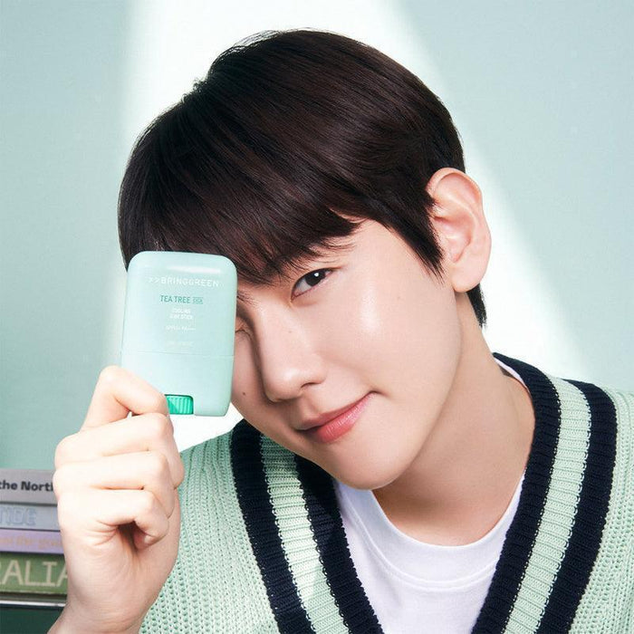 [BRING GREEN] Tea Tree Cica Cooling Sun Stick SPF 50+ PA++++ 20g - Ballagrio