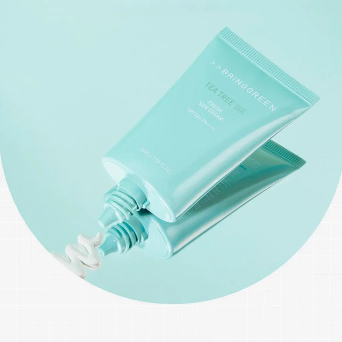 [BRING GREEN] Tea Tree Cica Fresh Sun Cream SPF 50+ PA++++ 50ml - Ballagrio