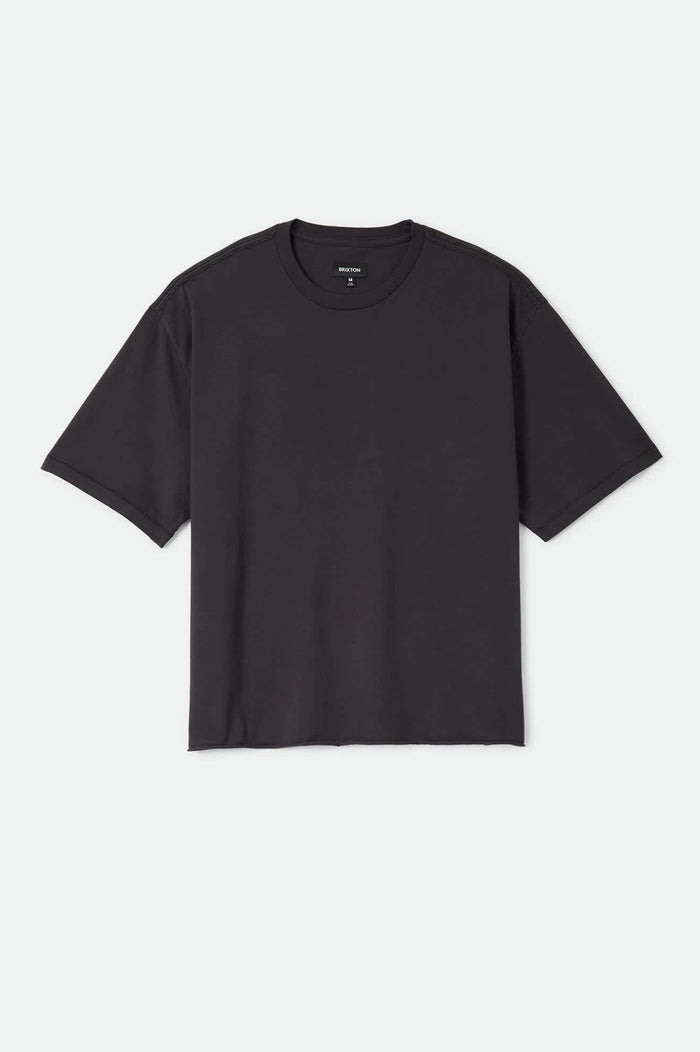 Men's Brixton Baseline Relaxed T-Shirt in the color Black - Front Product View