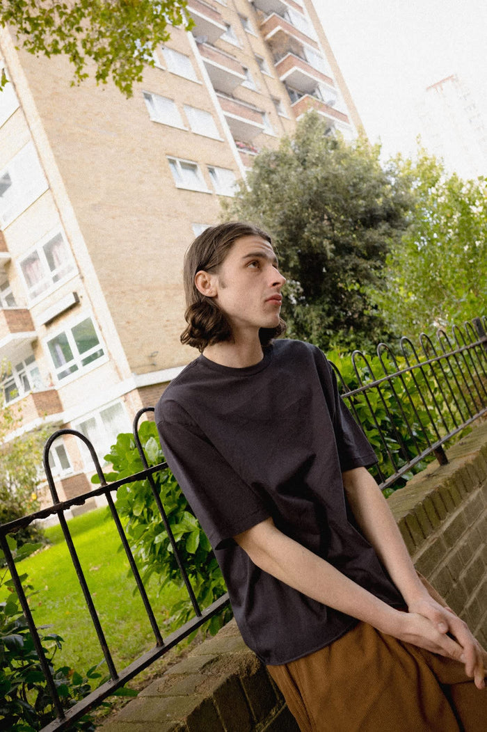 Men's Brixton Baseline Relaxed T-Shirt in the color Black - Men's Lifestyle image
