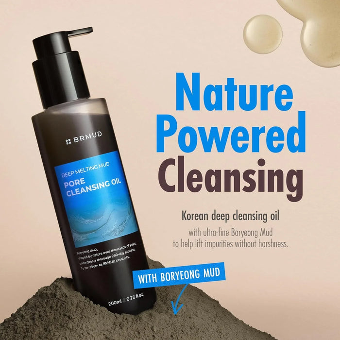 [BRMUD] Deep Melting Mud Pore Cleansing Oil 200ml - Ballagrio