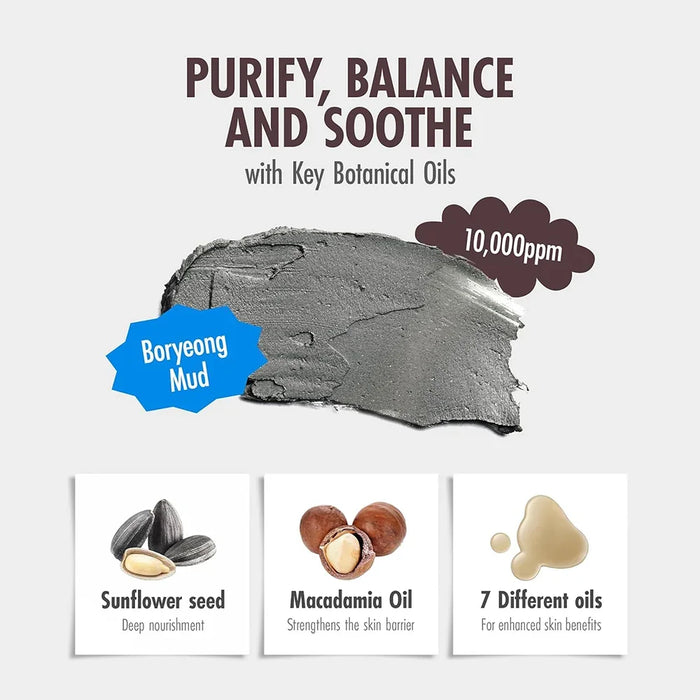 [BRMUD] Deep Melting Mud Pore Cleansing Oil 200ml - Ballagrio