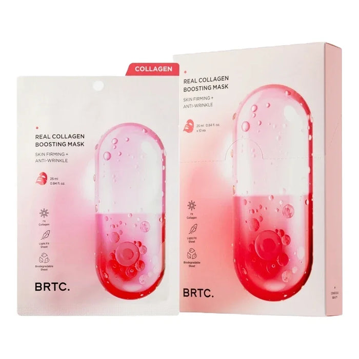 [BRTC] Real Collagen Boosting Mask 25ml*10EA - Ballagrio