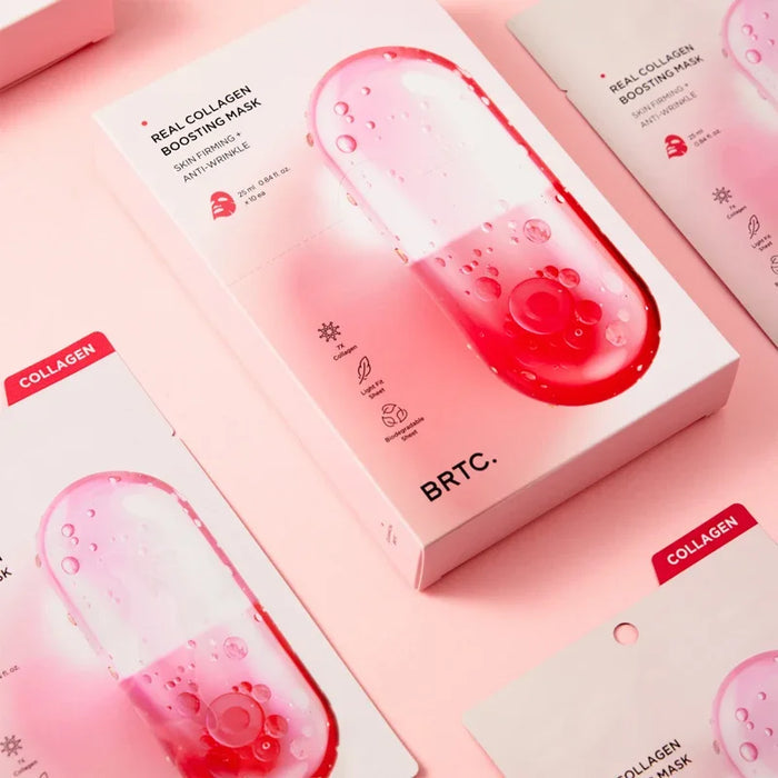 [BRTC] Real Collagen Boosting Mask 25ml*10EA - Ballagrio