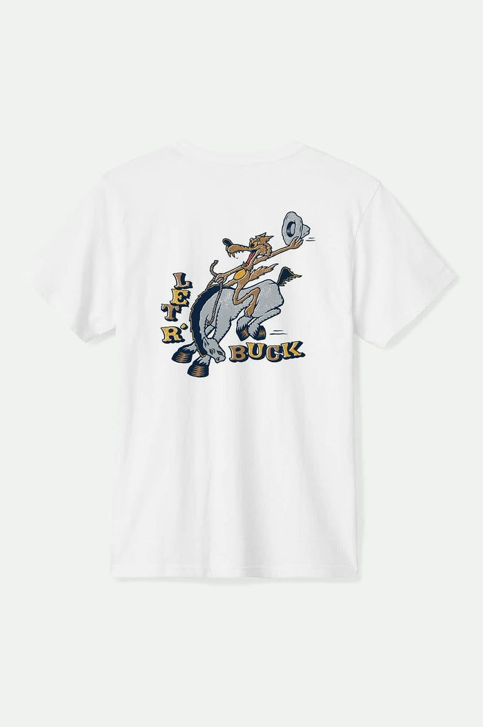 Buck Club S/S Standard T-Shirt - White