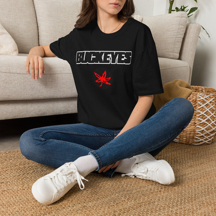 Buckeyes T-Shirt — Retro Ohio State Buckeye Leaf Tee