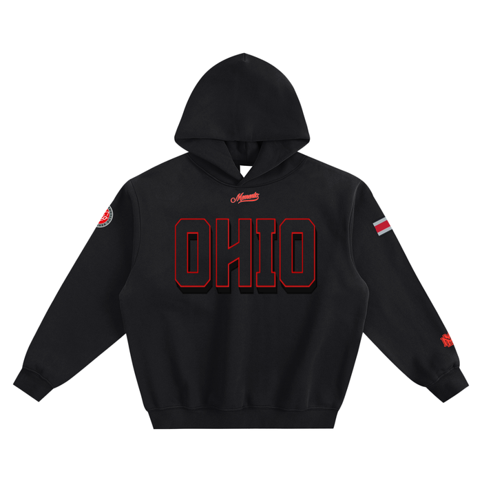BUCKS Fleeced Boxy Hoodie - Memento Mori Clothing