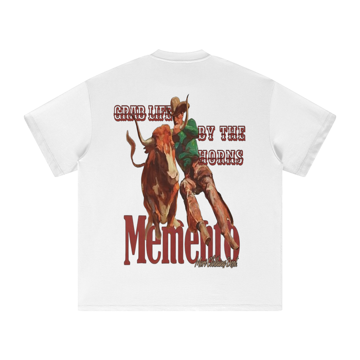 By the Horns Heavyweight T-Shirt - Memento Mori Clothing
