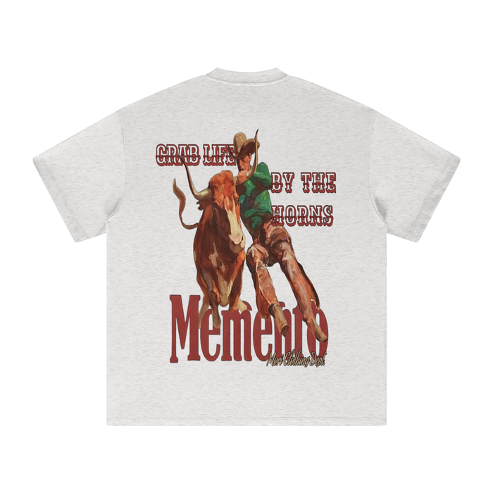 By the Horns Heavyweight T-Shirt - Memento Mori Clothing