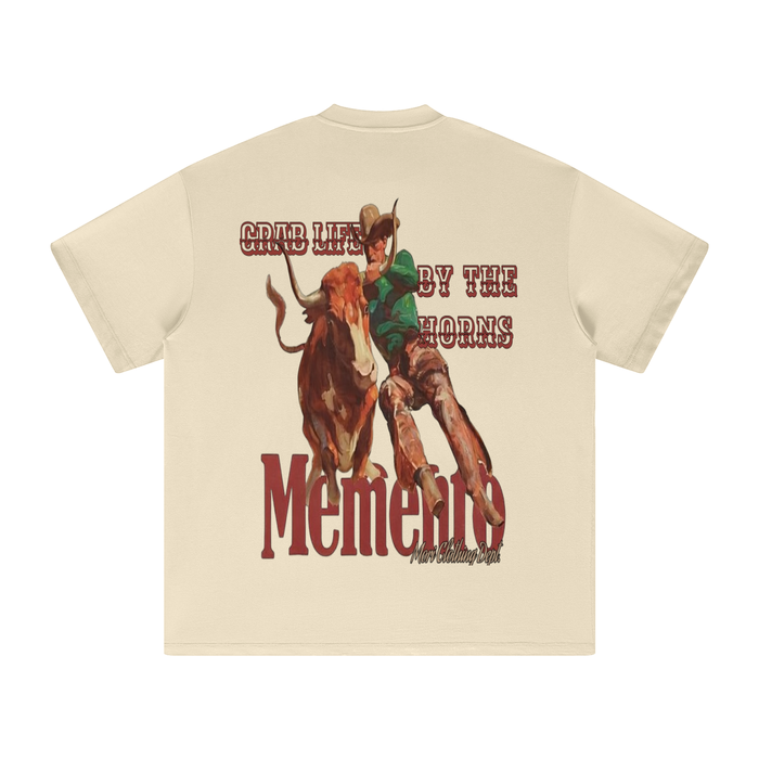 By the Horns Heavyweight T-Shirt - Memento Mori Clothing