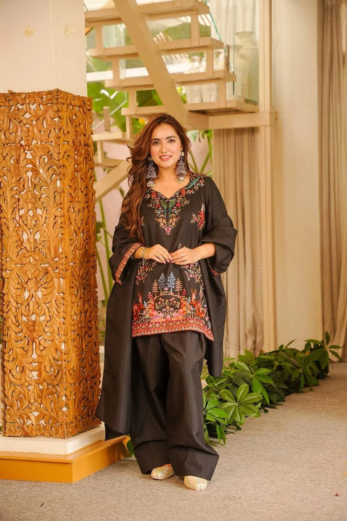 Captivating Confidence in Dark Hues