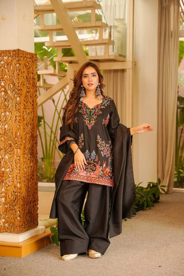 Captivating Confidence in Dark Hues